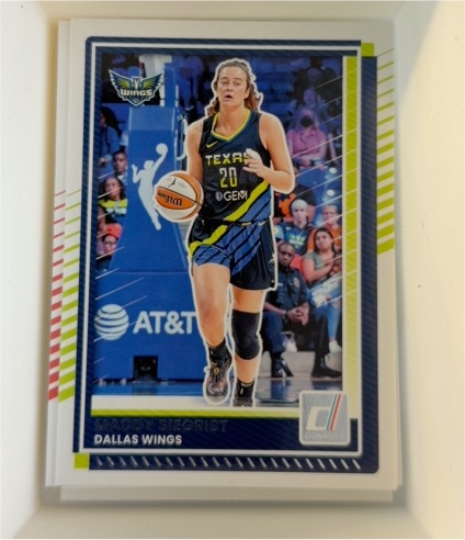 2025 Panini Donruss WNBA #20 Maddy Siegrist — front