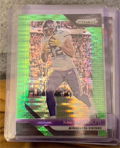 2024 Panini Prizm Neon Green Pulsar #398 Khalil Rudolph — front