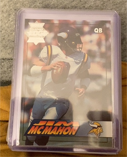 1994 Collector's Edge #Jim McMahon — front