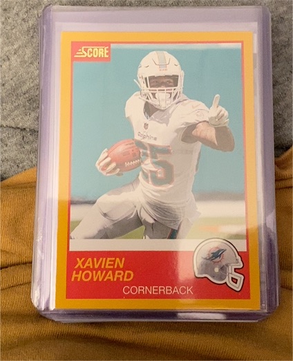 2019 Score #138 Xavien Howard — front
