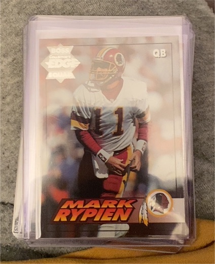 1994 Collector's Edge Boss Squad #115 Mark Rypien — front