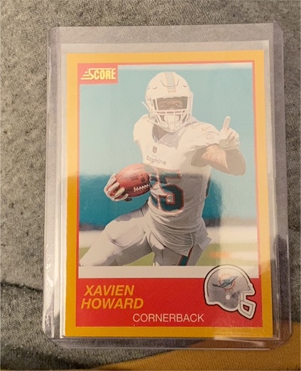 2020 Score #138 Xavien Howard — front