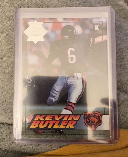1993 Upper Deck #K Kevin Butler — front
