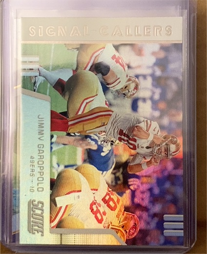 2019 Score Signal Callers #SC-4 Jimmy Garoppolo — front