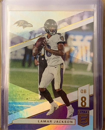 2019 Panini Donruss Elite #4 Lamar Jackson — front