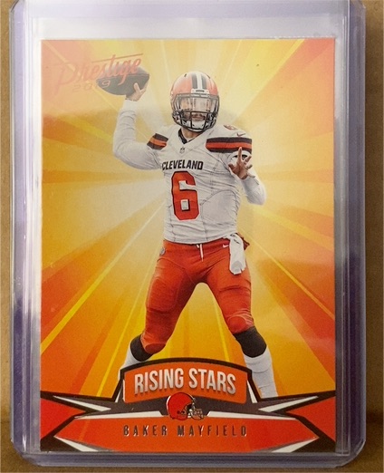 2019 Panini Prestige #RS-BM Baker Mayfield Rising Stars — front