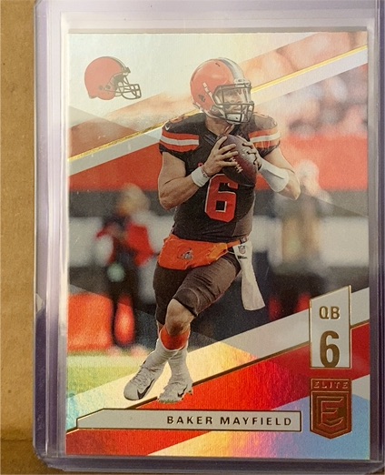 2019 Donruss Elite #7 Baker Mayfield — front