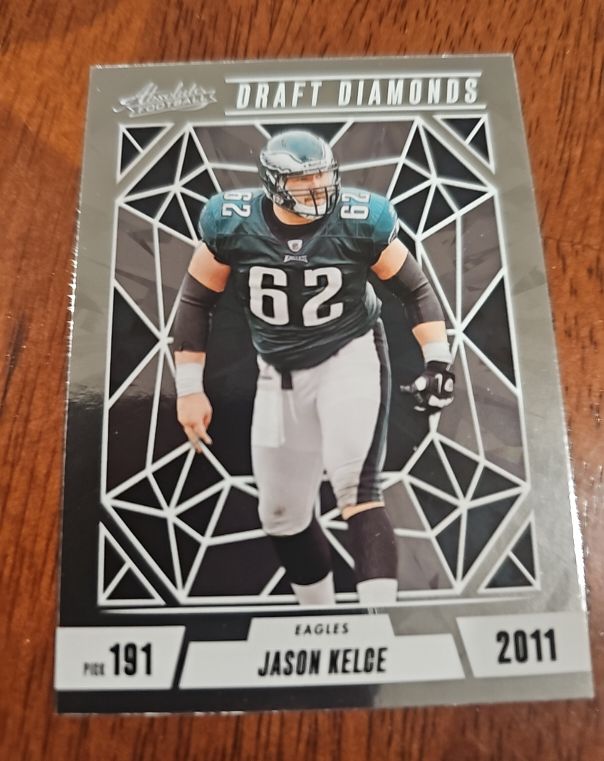 2024 Panini Absolute Draft Diamonds #DD-JKE Jason Kelce — front