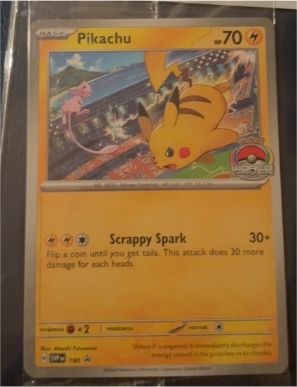 2024 Pokémon SVP #190 Pikachu — front