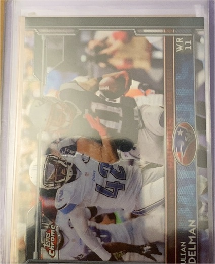 2015 Topps Chrome #65 Julian Edelman — front