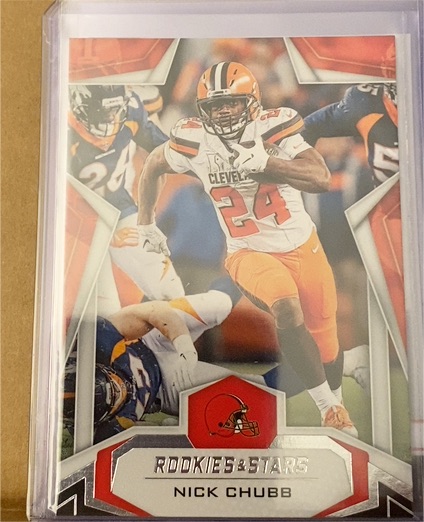 2019 Panini Rookies & Stars #71 Nick Chubb — front