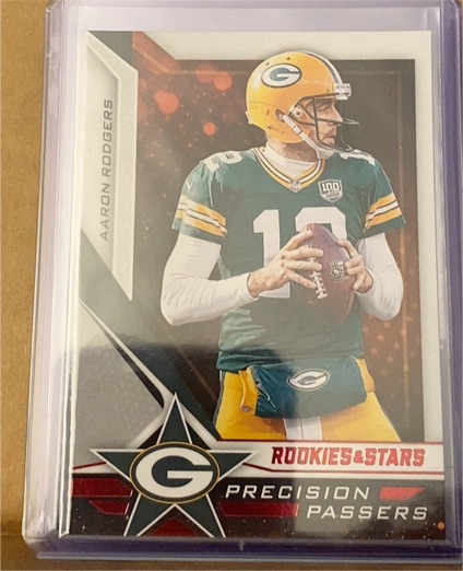 2019 Panini Rookies & Stars #PP-AR Aaron Rodgers Precision Passers — front