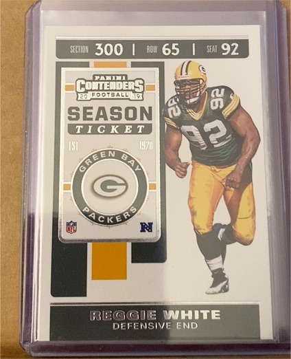 2019 Panini Contenders Season Ticket #2 Reggie White — front