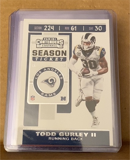 2019 Panini Contenders #97 Todd Gurley II — front