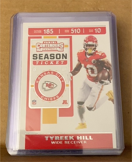 2019 Panini Contenders Football #40 Tyreek Hill — front
