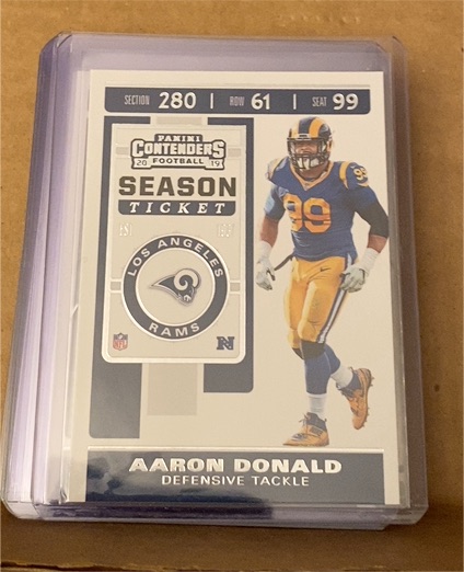 2019 Panini Contenders Season Ticket #98 Aaron Donald — front