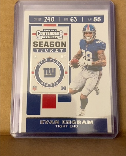 2019 Panini Contenders Football #53 Evan Engram — front