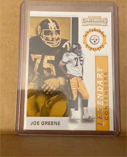 2019 Panini Contenders #LC-JG Joe Greene Legendary Contenders — front