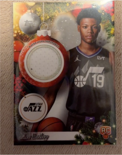 2025-26 Topps Holiday #PR-AI Ace Bailey — front