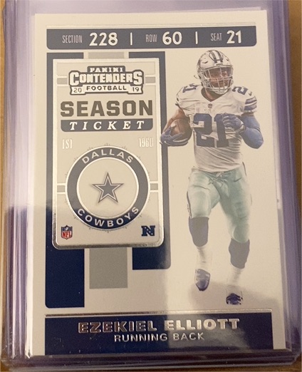 2019 Panini Contenders #99 Ezekiel Elliott — front