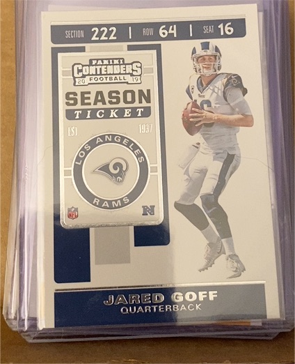 2019 Panini Contenders #96 Jared Goff — front