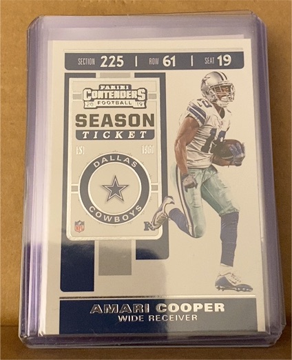 2019 Panini Contenders Season Ticket #55 Amari Cooper — front