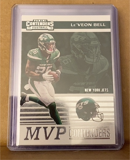 2019 Panini Contenders Football MVP Contenders #MVP-LB Le'Veon Bell — front