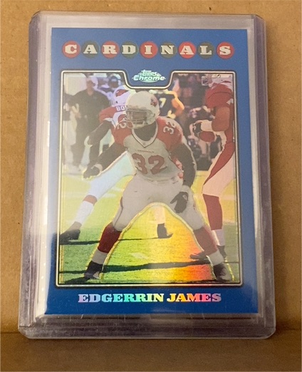 2008 Topps Chrome #TC55 Edgerrin James — front
