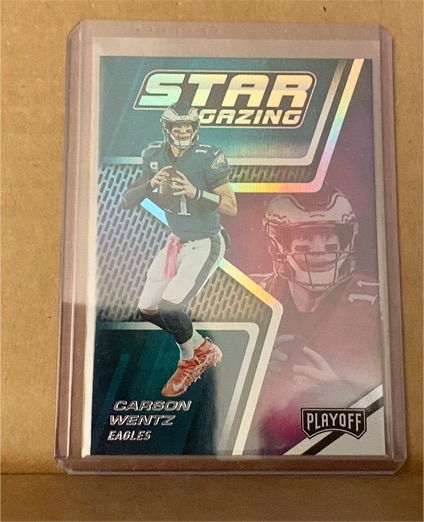 2019 Panini Playoff Star Gazing #8 Carson Wentz — front