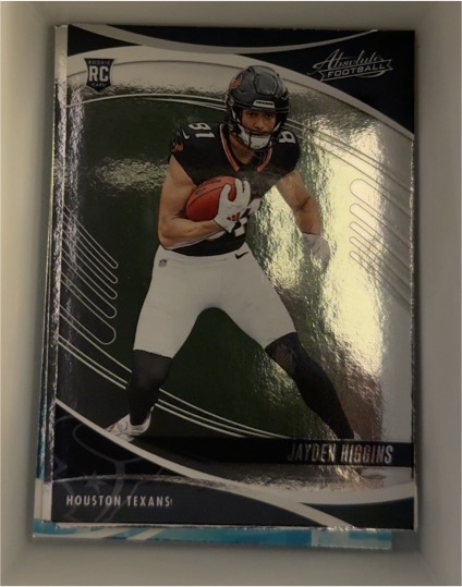 2025 Panini Absolute Football #138 Jayden Higgins — front