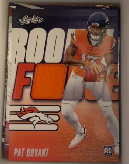 2025 Panini Absolute #RF-PBT Pat Bryant Rookie Force Patch — front