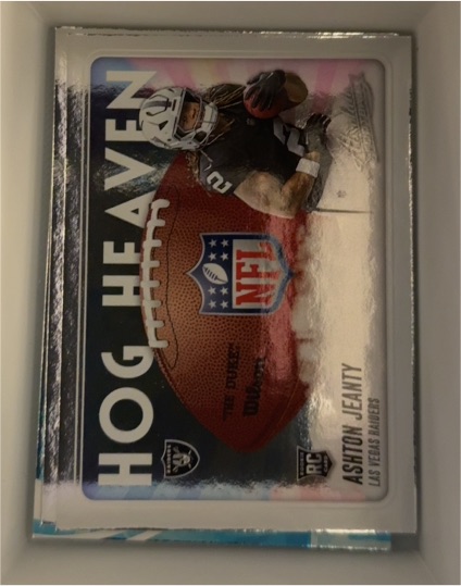 2025 Panini Absolute Hog Heaven #HH-AJY Ashton Jeanty — front