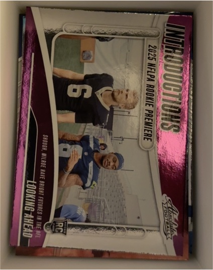 2025 Panini Absolute Introductions #I-TSH Tyler Shough Jalen Milroe — front