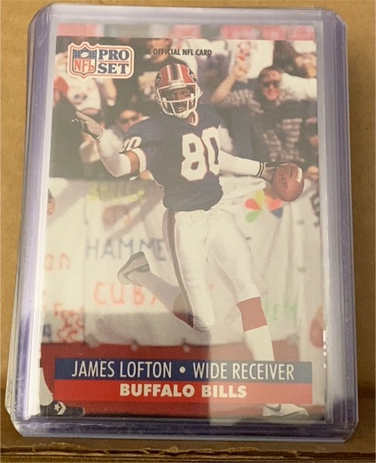 1991 Pro Set #80 James Lofton — front