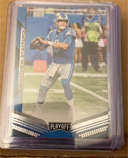 2019 Panini Playoff #133 Matthew Stafford — front