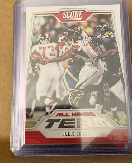 2018 Panini Score All Hands Team #5 Julio Jones — front
