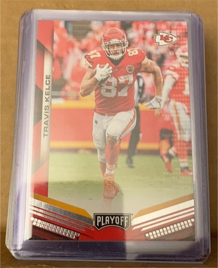 2019 Panini Playoff #87 Travis Kelce — front