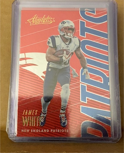 2018 Panini Absolute Football James White — front
