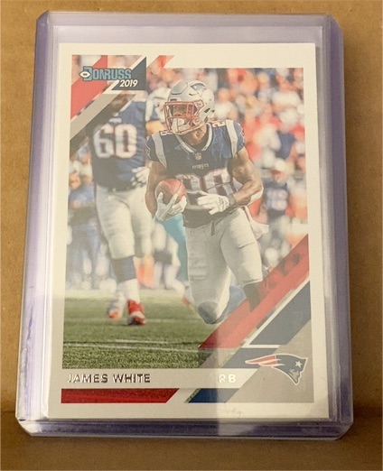 2019 Donruss #166 James White — front