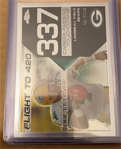 2007 Topps Chrome Flight to 420 #337 Brett Favre — front