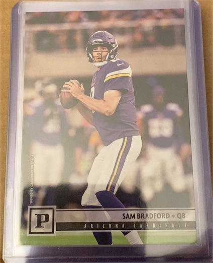 2018 Panini Football #2 Sam Bradford — front