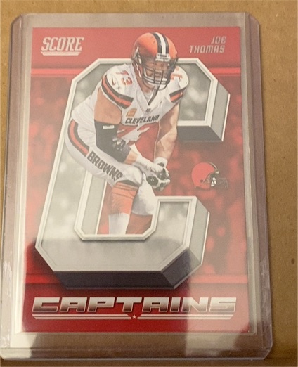 2018 Panini Score Captains #C Joe Thomas — front