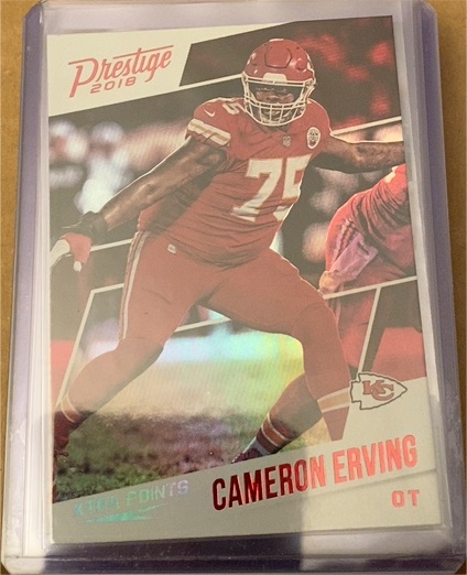 2018 Panini Prestige #125 Cameron Erving — front