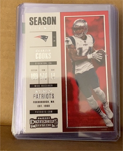 2017 Panini Contenders #97 Brandin Cooks — front