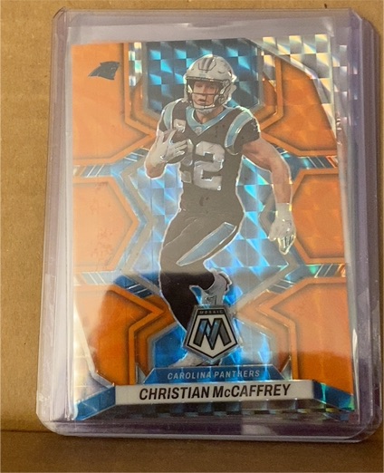 2022 Panini Mosaic #28 Christian McCaffrey — front