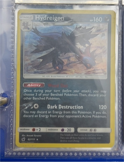 2017 Pokémon TCG Crimson Invasion #62 Hydreigon — front