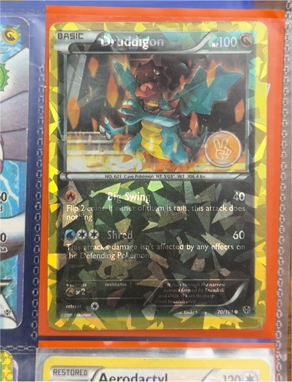 2012 Pokémon Black & White Plasma Blast #70 Druddigon — front