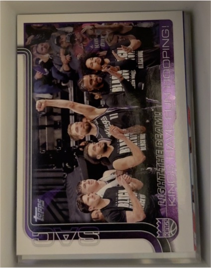 2025-26 Topps #295 Zach LaVine Sacramento Kings Light The Beam! Kings Have Fun Hooping! — front
