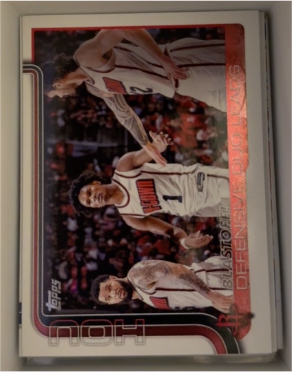 2025-26 Topps #297 Blastoff!: Defensive Duo Leads Houston Rockets — front