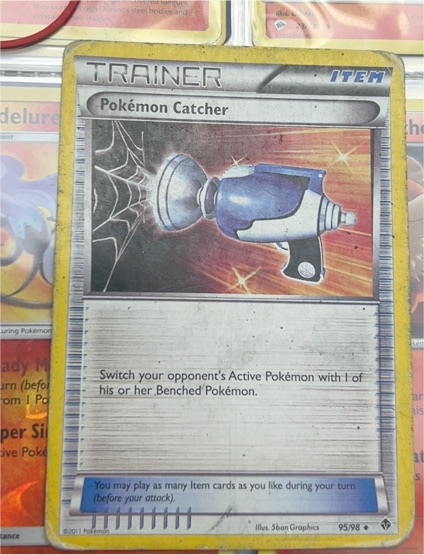 2011 Pokémon Black & White Emerging Powers #95/98 Pokemon Catcher — front